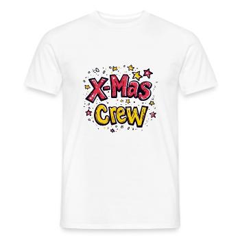 Noël de l’équipage de Noël - T-shirt homme - blanc - Devant - AI Model Male 178 dark (178cm)