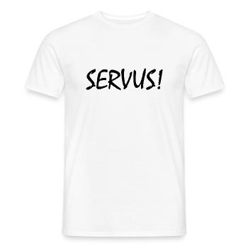 Servus - Männer T-Shirt - Weiß - Vorne - AI Model Male 178 dark (178cm)