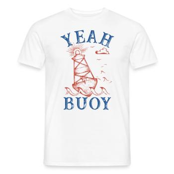ja Boje Grafik - Männer T-Shirt - Weiß - Vorne - AI Model Male 178 dark (178cm)