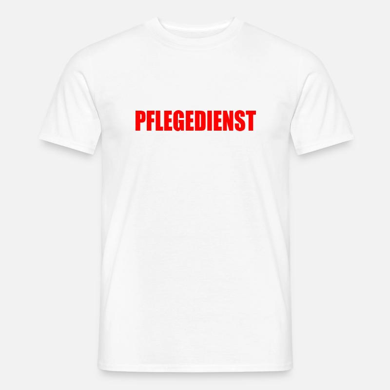 pflegedienst - Männer T-Shirt - Weiß