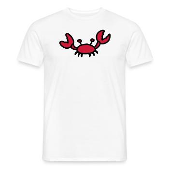 Krebs - Männer T-Shirt - Weiß - Vorne - AI Model Male 178 dark (178cm)