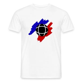 Tricolore Boule Kugel - Männer T-Shirt - Weiß - Vorne - AI Model Male 178 dark (178cm)