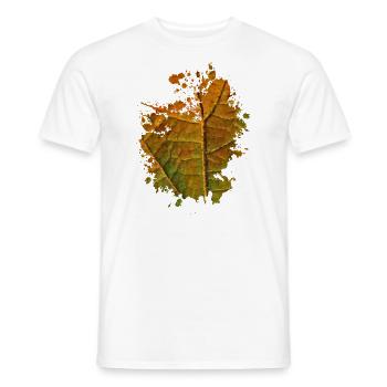 Blatt - Männer T-Shirt - Weiß - Vorne - AI Model Male 178 dark (178cm)