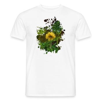 Blume - Männer T-Shirt - Weiß - Vorne - AI Model Male 178 dark (178cm)