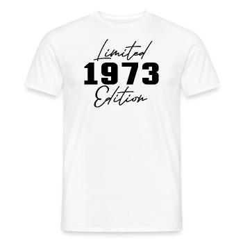 50e anniversaire Hommes Femmes Anniversaire 50 ans - T-shirt homme - blanc - Devant - AI Model Male 178 dark (178cm)