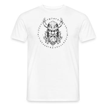 Einherjar - T-shirt homme - blanc - Devant - AI Model Male 178 dark (178cm)