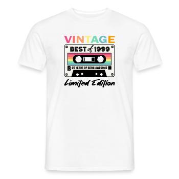 Best of 1999 - 25th Anniversary Limited Edition - T-shirt homme - blanc - Devant - AI Model Male 178 dark (178cm)