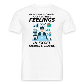 Buchhalter Buchhaltung Buchhaltung Finanzen Lustig - Männer T-Shirt - Weiß - Vorne - AI Model Male 178 dark (178cm)