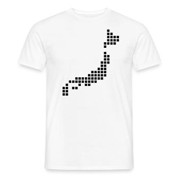 Japon - T-shirt homme - blanc - Devant - AI Model Male 178 dark (178cm)