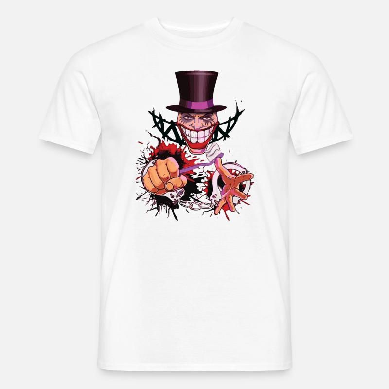 GentlemanLustigLachenPutzen Sauber Geschenk Comic - Männer T-Shirt - Weiß