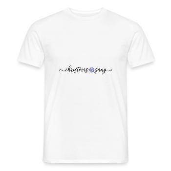 Christmas Gang Weihnachten - Männer T-Shirt - Weiß - Vorne - AI Model Male 178 dark (178cm)