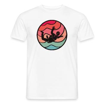 Skydiver Fallschirmspringer Skydive Skydiving - Männer T-Shirt - Weiß - Vorne - AI Model Male 178 dark (178cm)