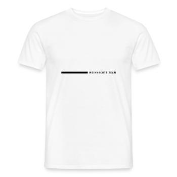 Weihnachts Team Linie - Männer T-Shirt - Weiß - Vorne - AI Model Male 178 dark (178cm)