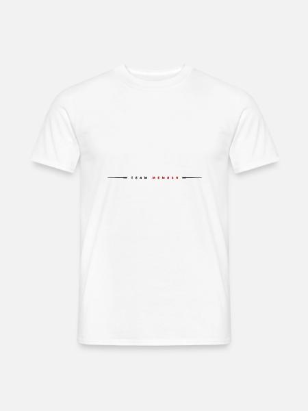 Team Mitglied - Männer T-Shirt - Weiß