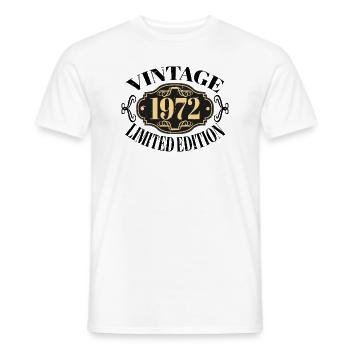 Vintage 1972 Classic 50 Ans Hommes & Femmes - T-shirt homme - blanc - Devant - AI Model Male 178 dark (178cm)