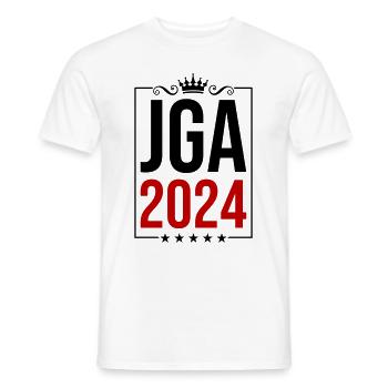 Junggesellen Abschied Jga 2024 Spruch - Männer T-Shirt - Weiß - Vorne - AI Model Male 178 dark (178cm)