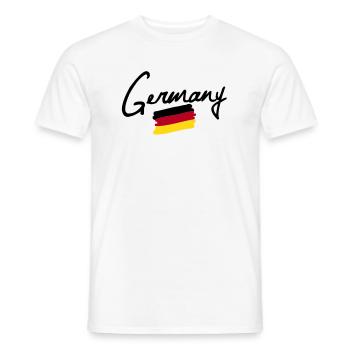 germany - Männer T-Shirt - Weiß - Vorne - AI Model Male 178 dark (178cm)
