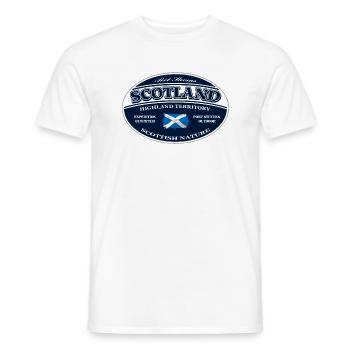 Scotland - Schottland - Männer T-Shirt - Weiß - Vorne - AI Model Male 178 dark (178cm)