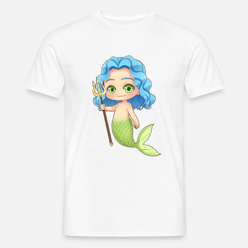 MOSBIES Wassermann Horoskop Sternzeichen Geschenk - Männer T-Shirt - Weiß