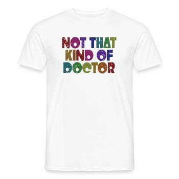Pas ce genre de médecin - Drôle de médecin médecin - T-shirt homme - blanc - Devant - AI Model Male 178 dark (178cm)