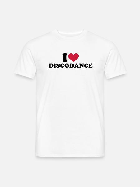 I love Disco dance - T-shirt homme - blanc