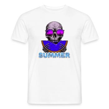 vacay-Modus - Männer T-Shirt - Weiß - Vorne - AI Model Male 178 dark (178cm)