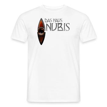 House Of Anubis Logo - Men's T-Shirt - white - Front - AI Model Male 178 dark (178cm)