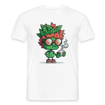 Petes Party - Men's T-Shirt - white - Front - AI Model Male 178 dark (178cm)