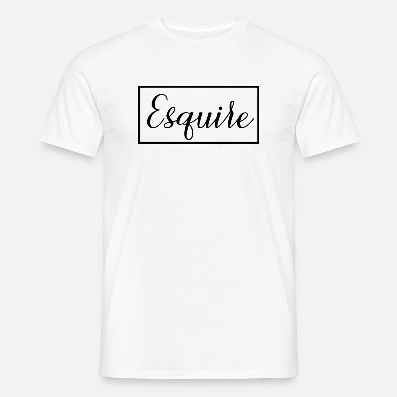Esquire absolvierte Rechtsanwaltsschülerin - Männer T-Shirt - Weiß