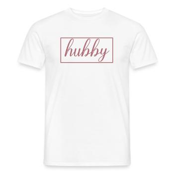 Ehemann Matching Verlobung Hochzeit Flitterwochen - Männer T-Shirt - Weiß - Vorne - AI Model Male 178 dark (178cm)