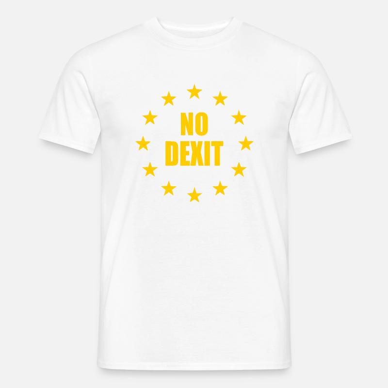 No dexit - T-shirt homme - blanc