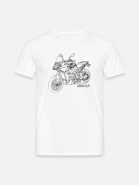 Motorcycle S1000XR - Men's T-Shirt - white