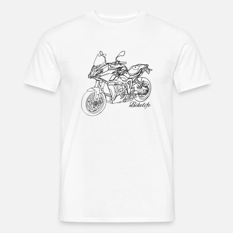 Motorrad S1000XR - Männer T-Shirt - Weiß
