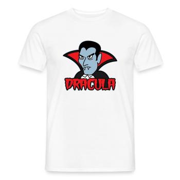DRACULA - Männer T-Shirt - Weiß - Vorne - AI Model Male 178 dark (178cm)