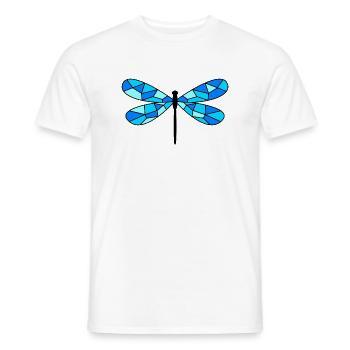 Dragonfly - Mænd T-shirt - hvid - Foran - AI Model Male 178 dark (178cm)