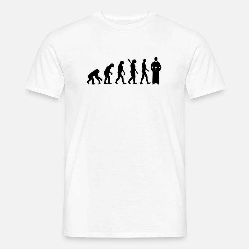 Pfarrer - Männer T-Shirt - Weiß