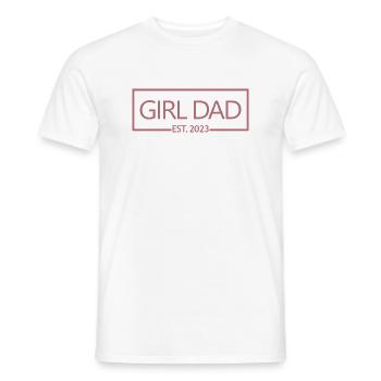 2023 Baby Shower Grossesse Révéler - T-shirt homme - blanc - Devant - AI Model Male 178 dark (178cm)