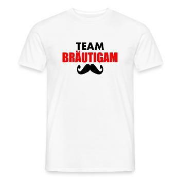 Team bräutigam - Männer T-Shirt - Weiß - Vorne - AI Model Male 178 dark (178cm)
