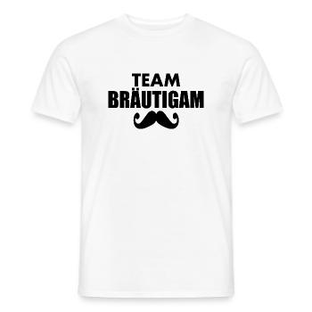 Team bräutigam - Männer T-Shirt - Weiß - Vorne - AI Model Male 178 dark (178cm)