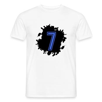 Emplacement 7 - T-shirt homme - blanc - Devant - AI Model Male 178 dark (178cm)