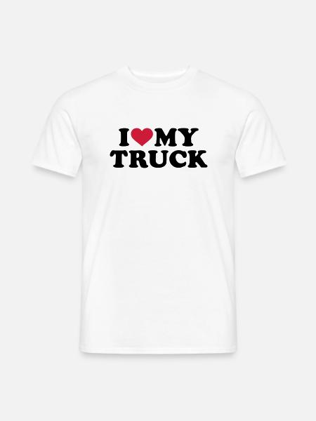 LKW - Männer T-Shirt - Weiß
