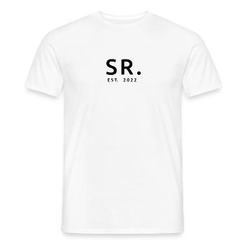 Sr. Est. 2022 Verlobung für die Hochzeitsfeier des Bräutigams - Männer T-Shirt - Weiß - Vorne - AI Model Male 178 dark (178cm)