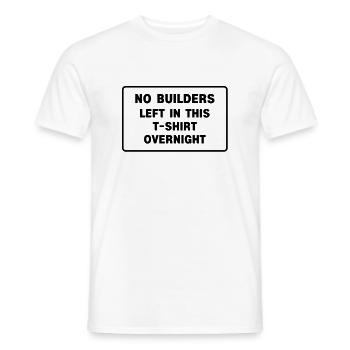 builders - Men's T-Shirt - white - Front - AI Model Male 178 dark (178cm)