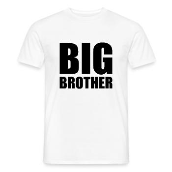 Big brother - Männer T-Shirt - Weiß - Vorne - AI Model Male 178 dark (178cm)