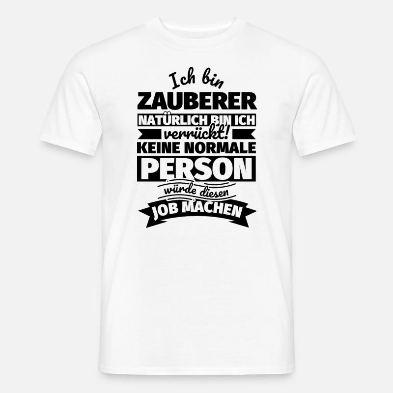 Zauberer Geschenke - Männer T-Shirt - Weiß