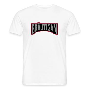 Junggesellenabschied Bräutigam - Männer T-Shirt - Weiß - Vorne - AI Model Male 178 dark (178cm)