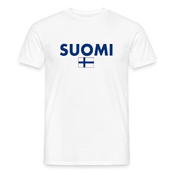 Suomi - Männer T-Shirt - Weiß - Vorne - AI Model Male 178 dark (178cm)