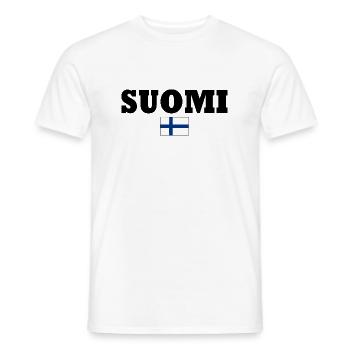 Suomi - Männer T-Shirt - Weiß - Vorne - AI Model Male 178 dark (178cm)