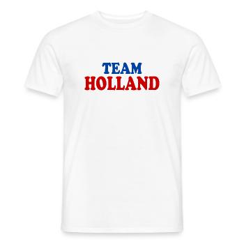 Hollande - T-shirt homme - blanc - Devant - AI Model Male 178 dark (178cm)