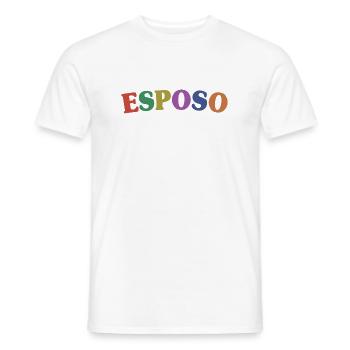 Esposo Husband To Be Groom Married Men Wedding - Men's T-Shirt - white - Front - AI Model Male 178 dark (178cm)
